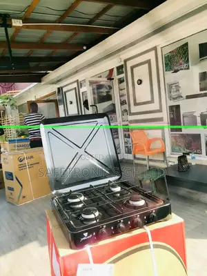 Grab Quality Black 4 Gas Burner Stove Yucel Tabletop 
