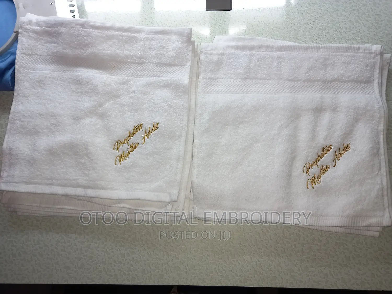 Face Towel Embroidery