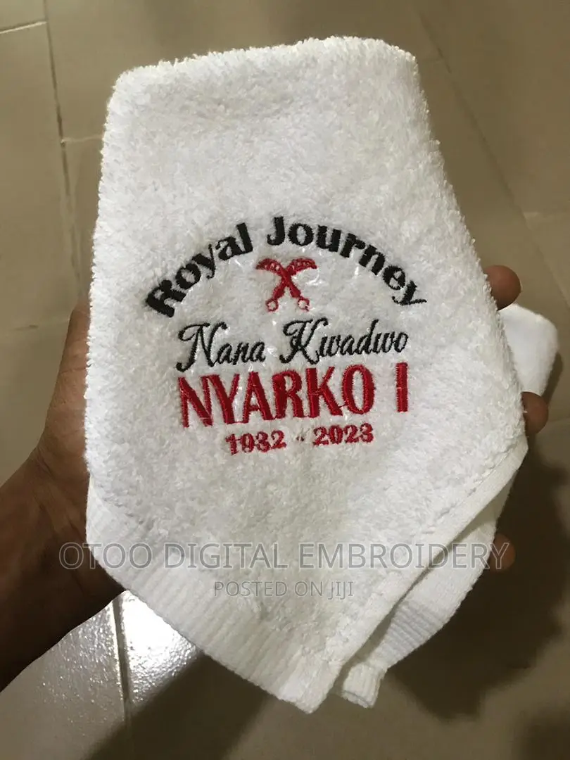 Face Towel Embroidery