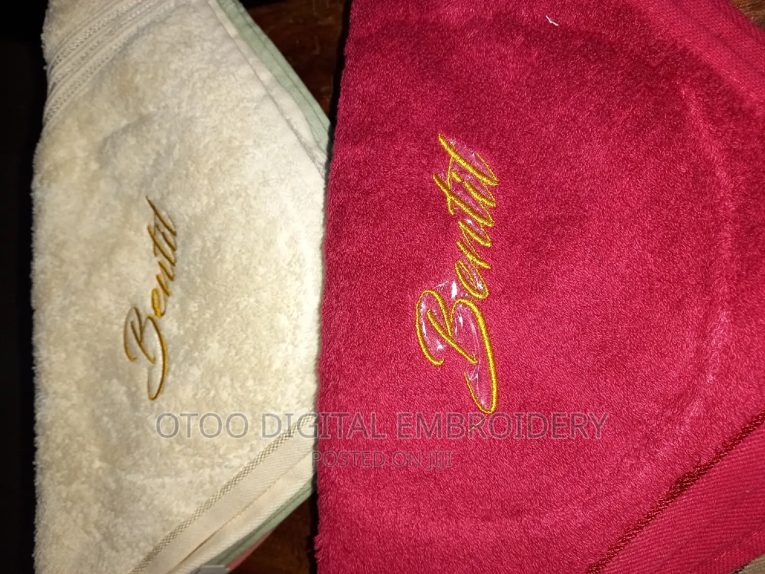 Face Towel Embroidery