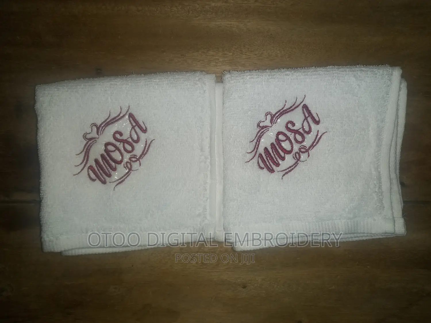 Face Towel Embroidery