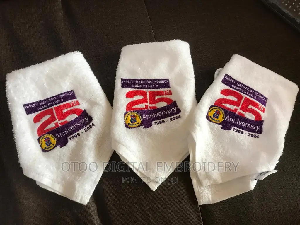 Face Towel Embroidery