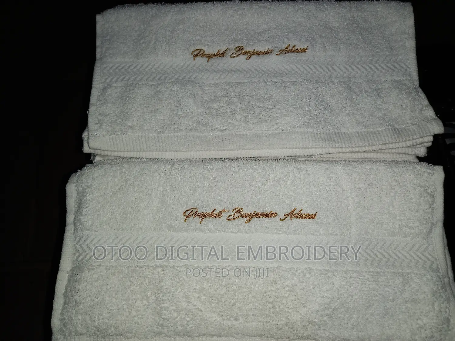 Face Towel Embroidery