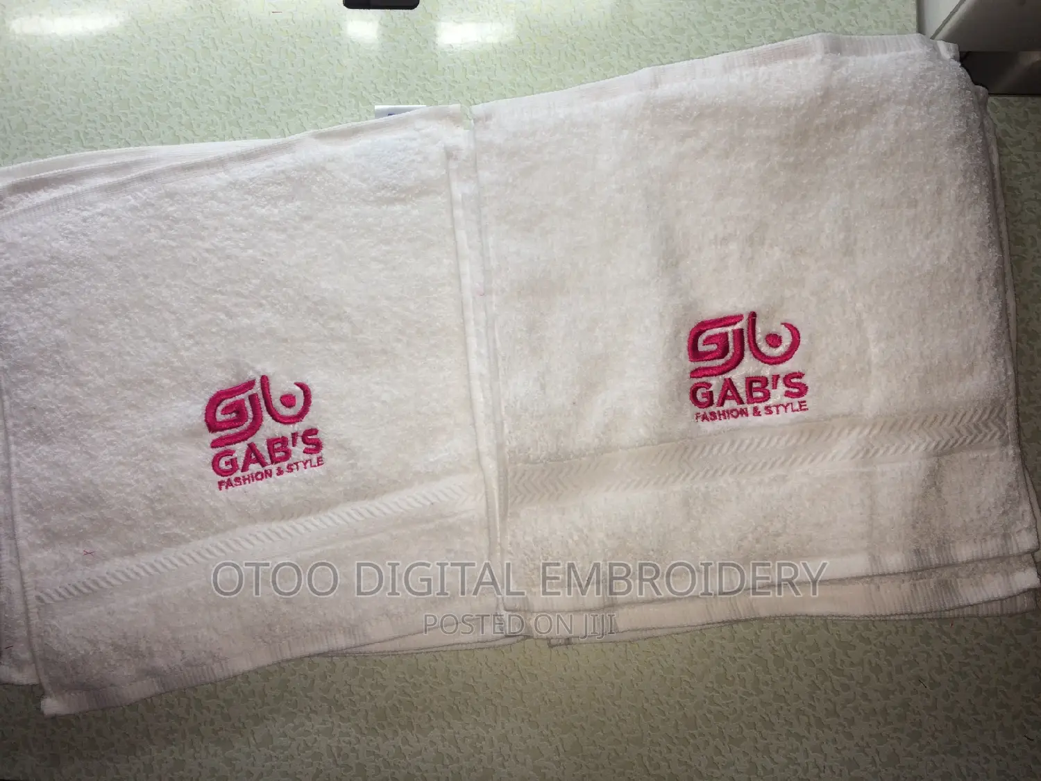 Face Towel Embroidery