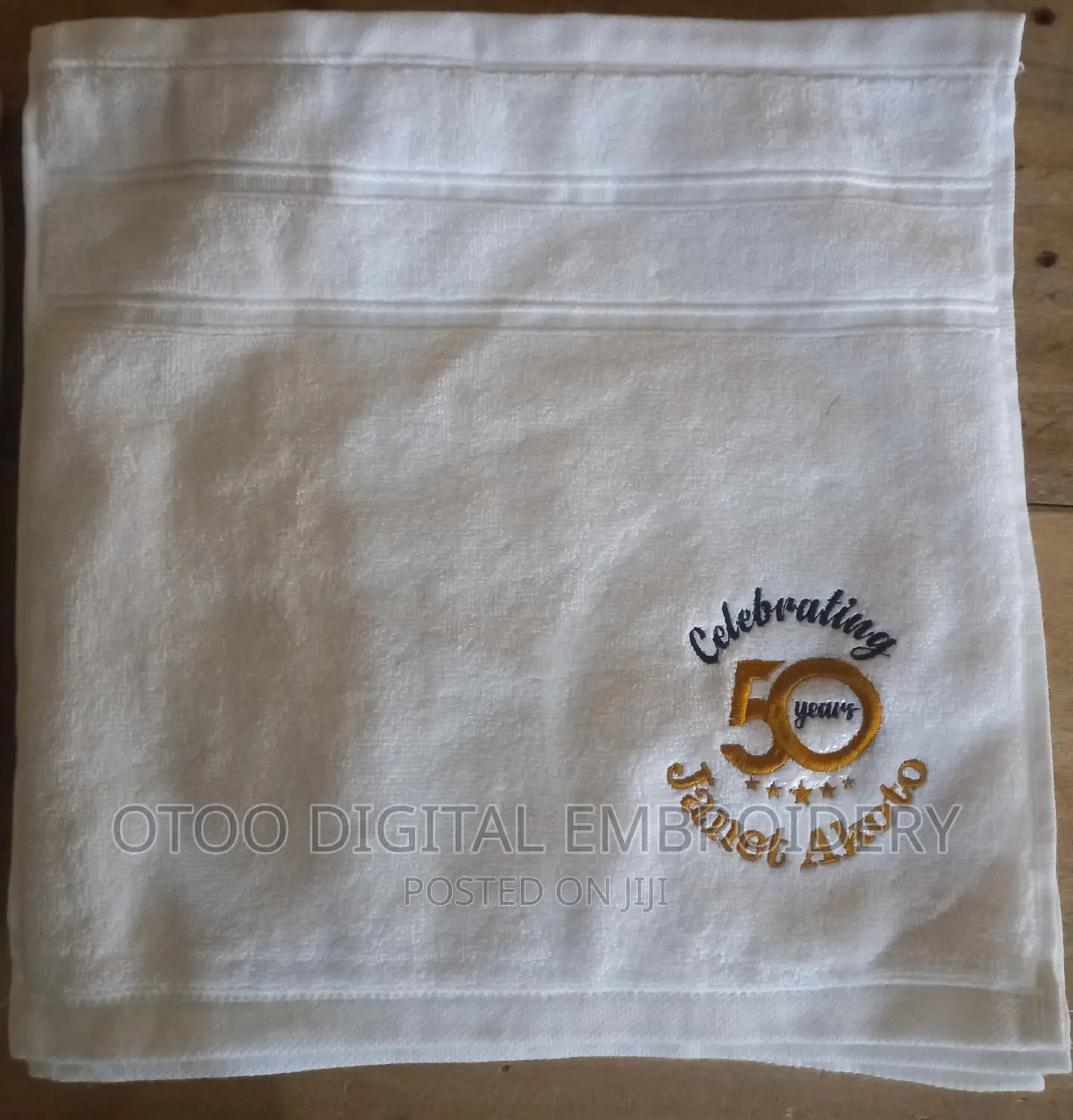 Face Towel Embroidery