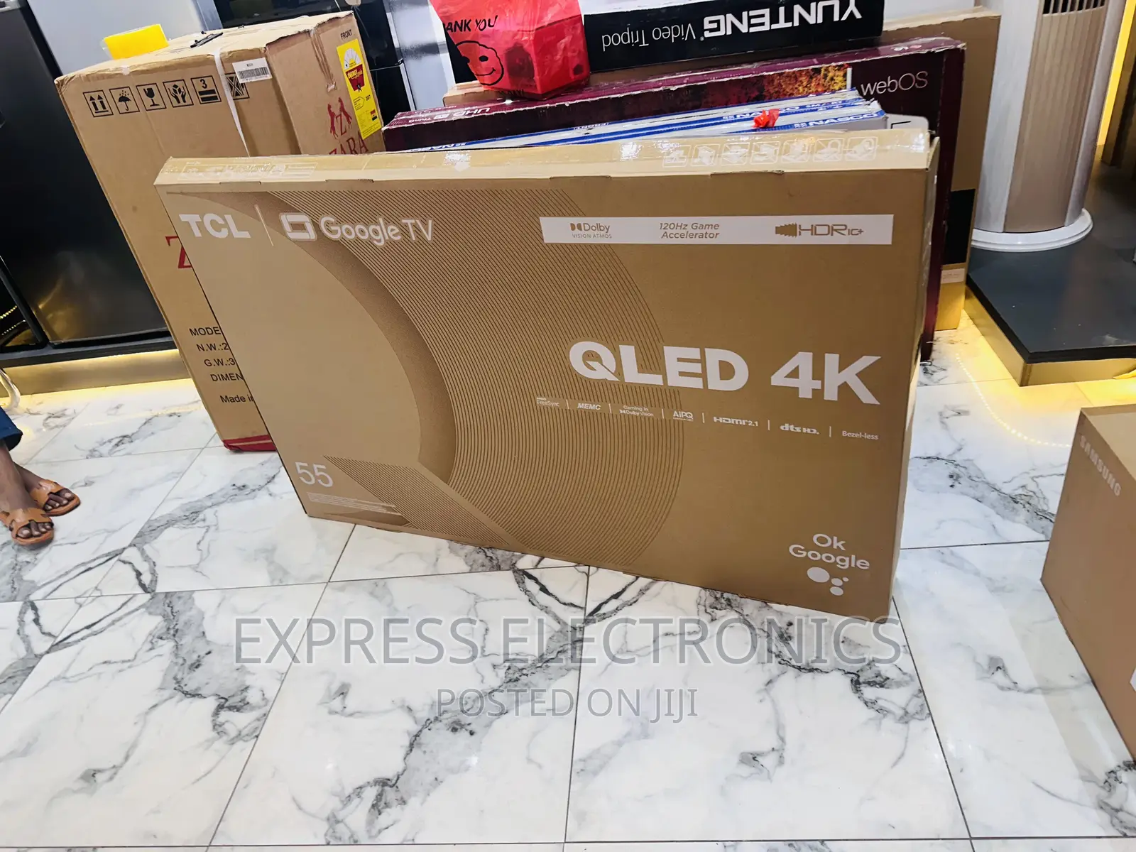 Available—-Now 55c645 UHD Smart Android QLED TCL Tv 