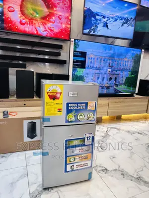 Dynamic Grey Table Top Double Door Fridge Nasco