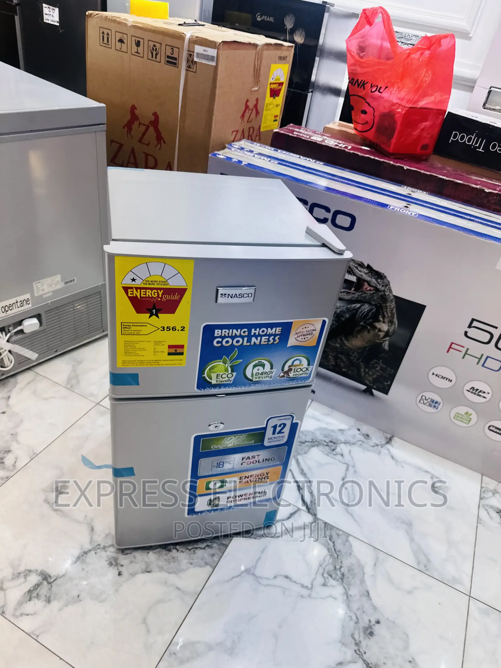 Manual Defrost Double Door Fridge Nasco Nasf2-120,.