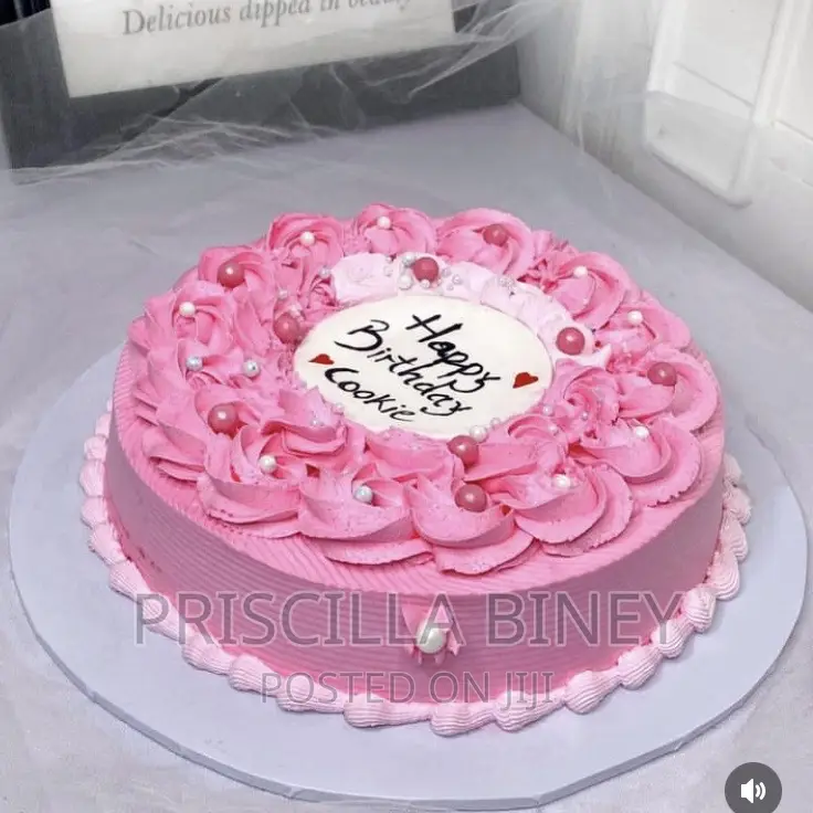 Pinky Delicious Cake