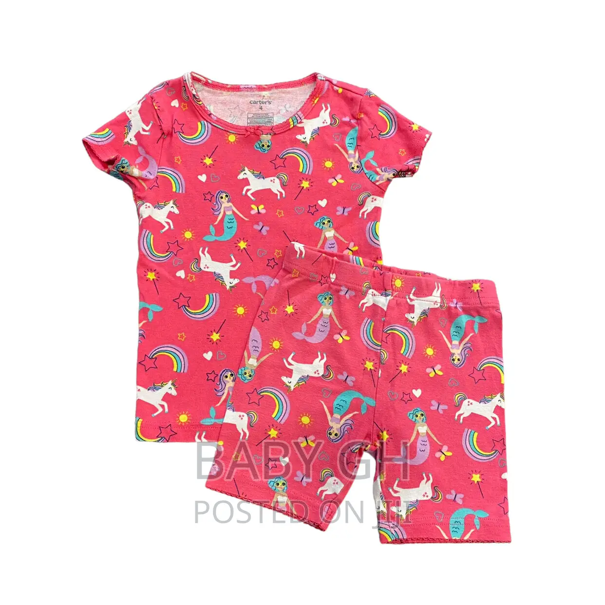 Carter's Unicorn and Mermaid Short Pyjama Set