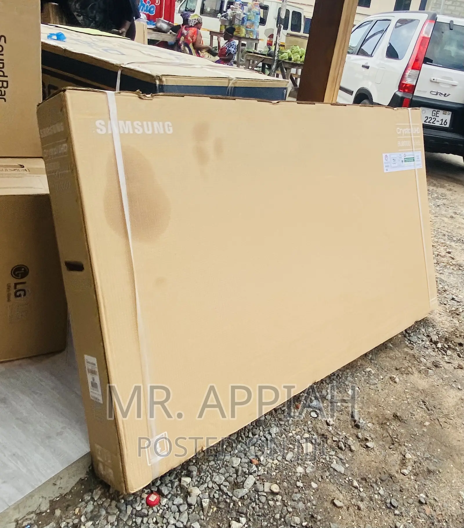 Shop Authentic Samsung 65CU8000 65” Uhd Smart Tv(Black).