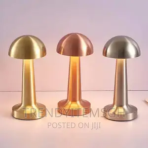 Metal Mushroom Rechargeable Led Table Lamp /Light