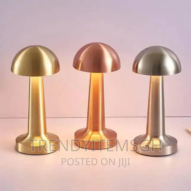 Metal Mushroom Rechargeable Led Table Lamp /Light