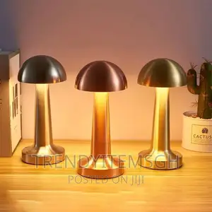 Metal Mushroom Rechargeable Led Table Lamp /Light