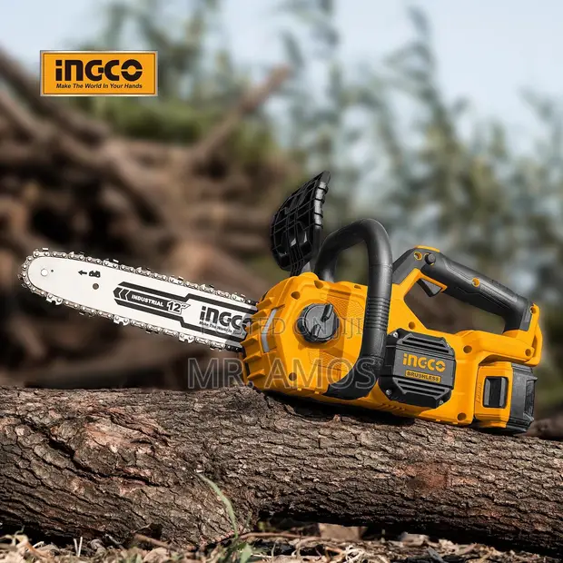 Ingco Lithium-Ion Cordless Chain Saw 12