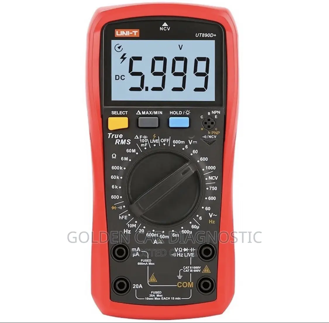 Uni-t Ut890+ Digital Multimeter True RMS DC AC