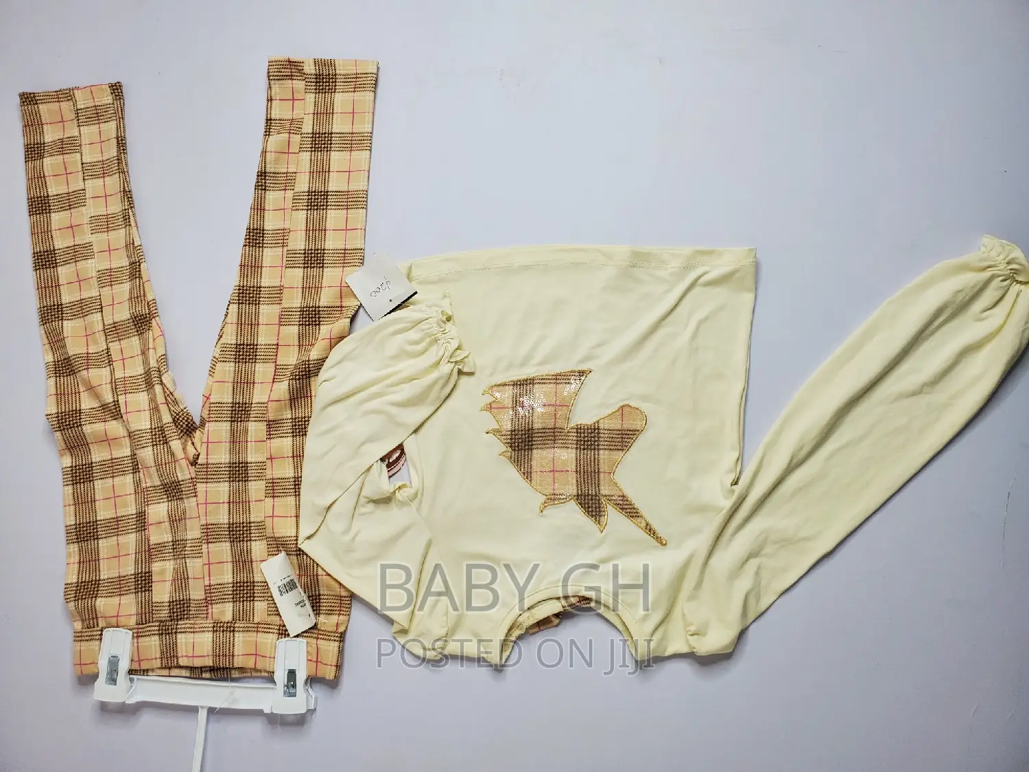 Top and Vintage Plaid Pants for Girls