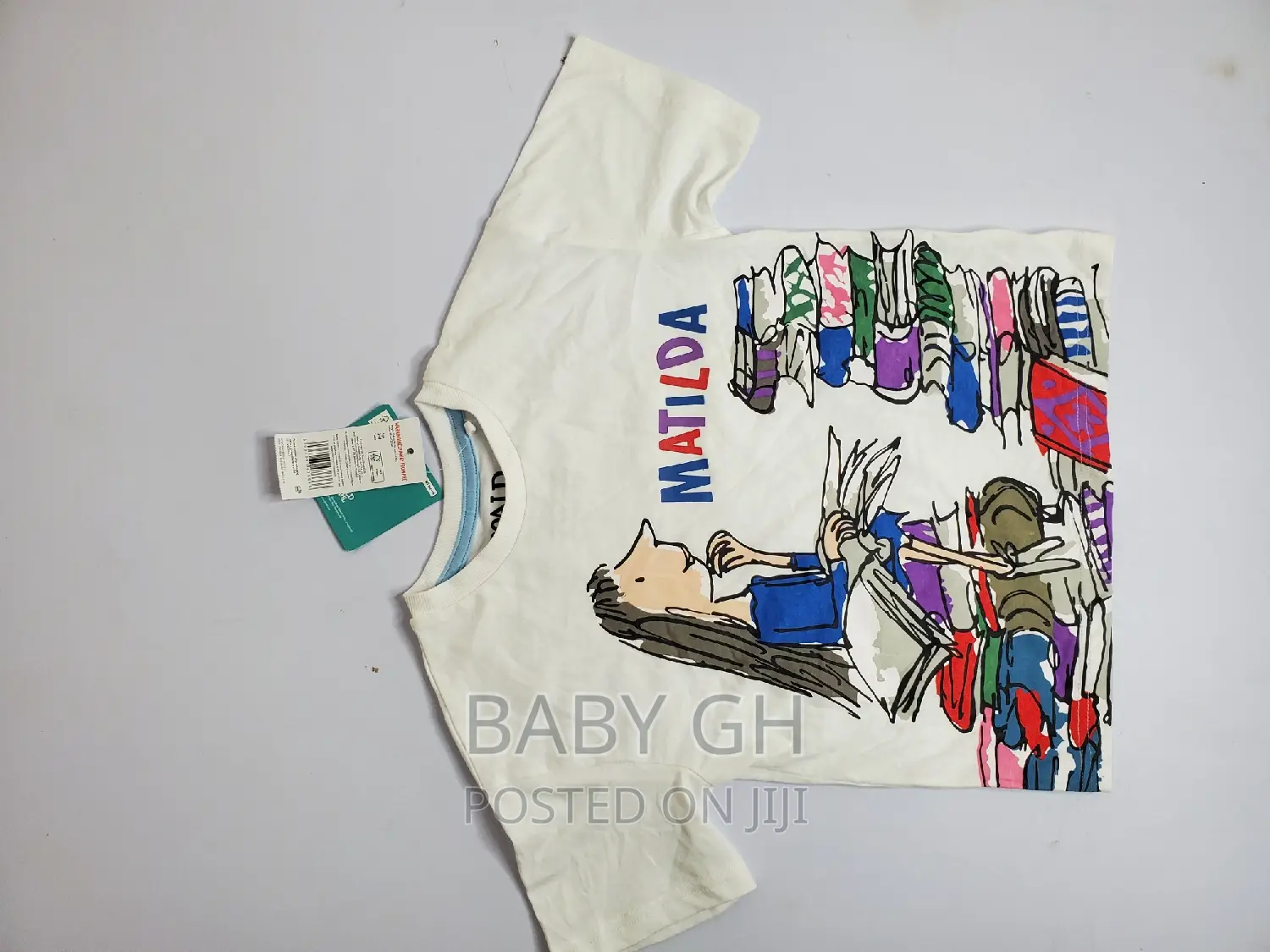 Girls White Matilda Top