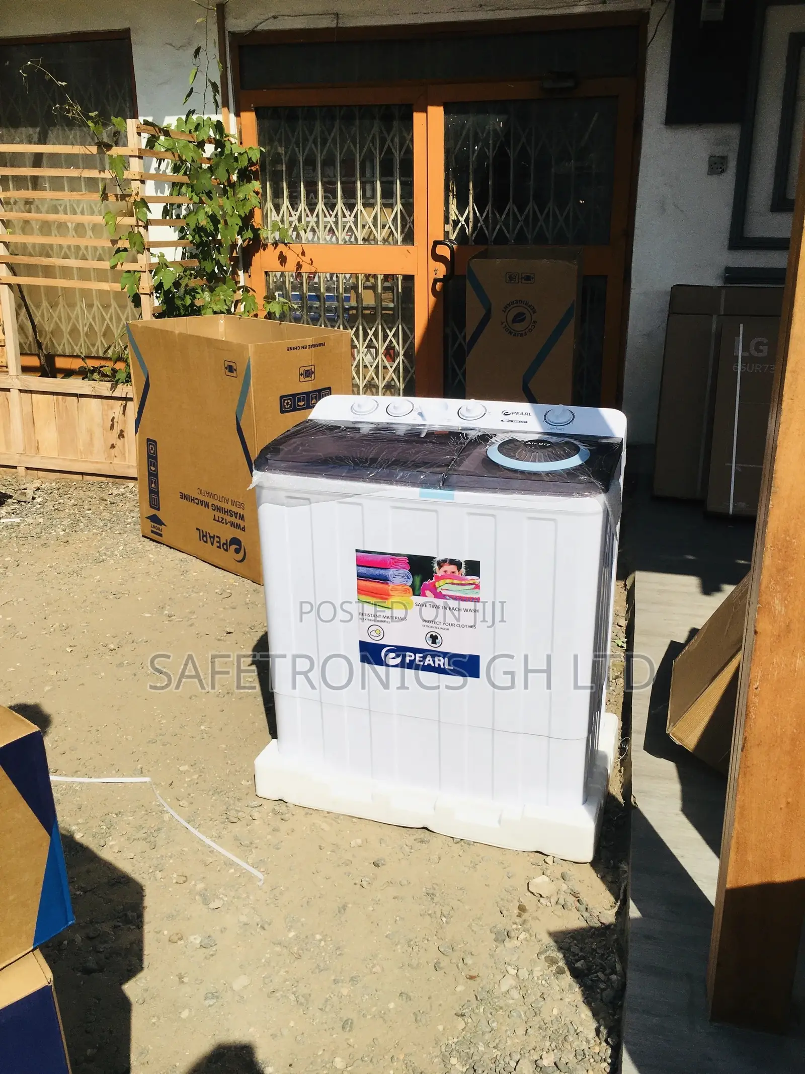 Semiautomatic Pearl Topload 12kg Washingmachine White