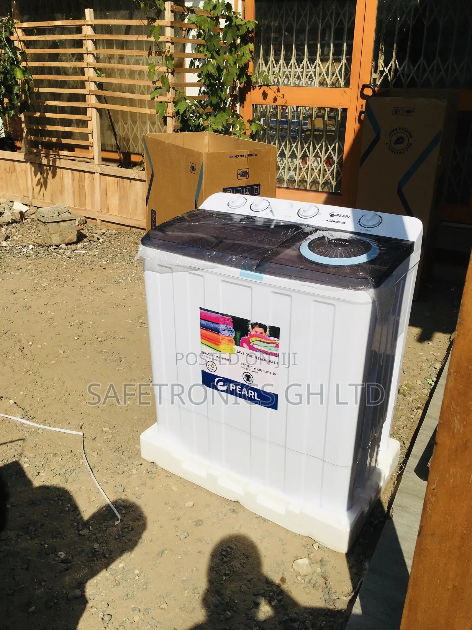 Topload Washingmachine 12kg Semiautomatic White Pearl