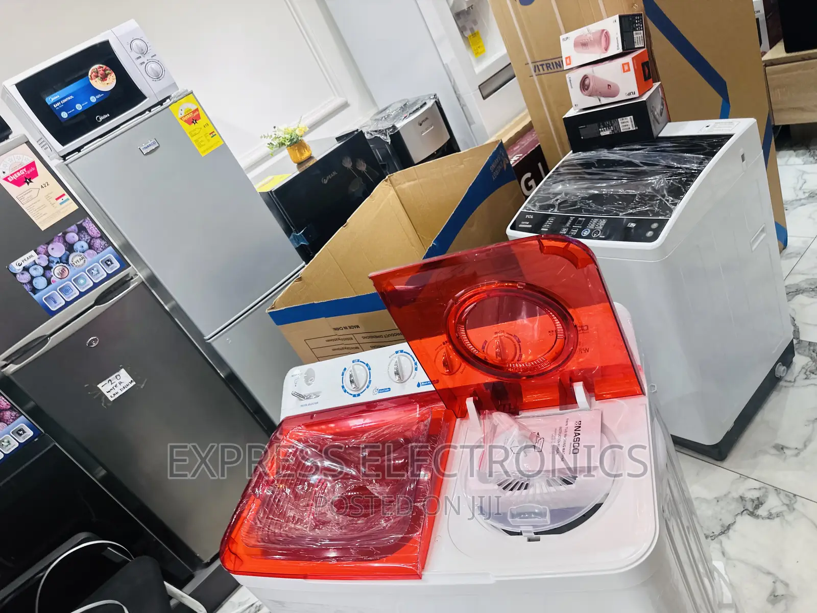 Very Classic New White Washing Machine Nasco 11kg Topload