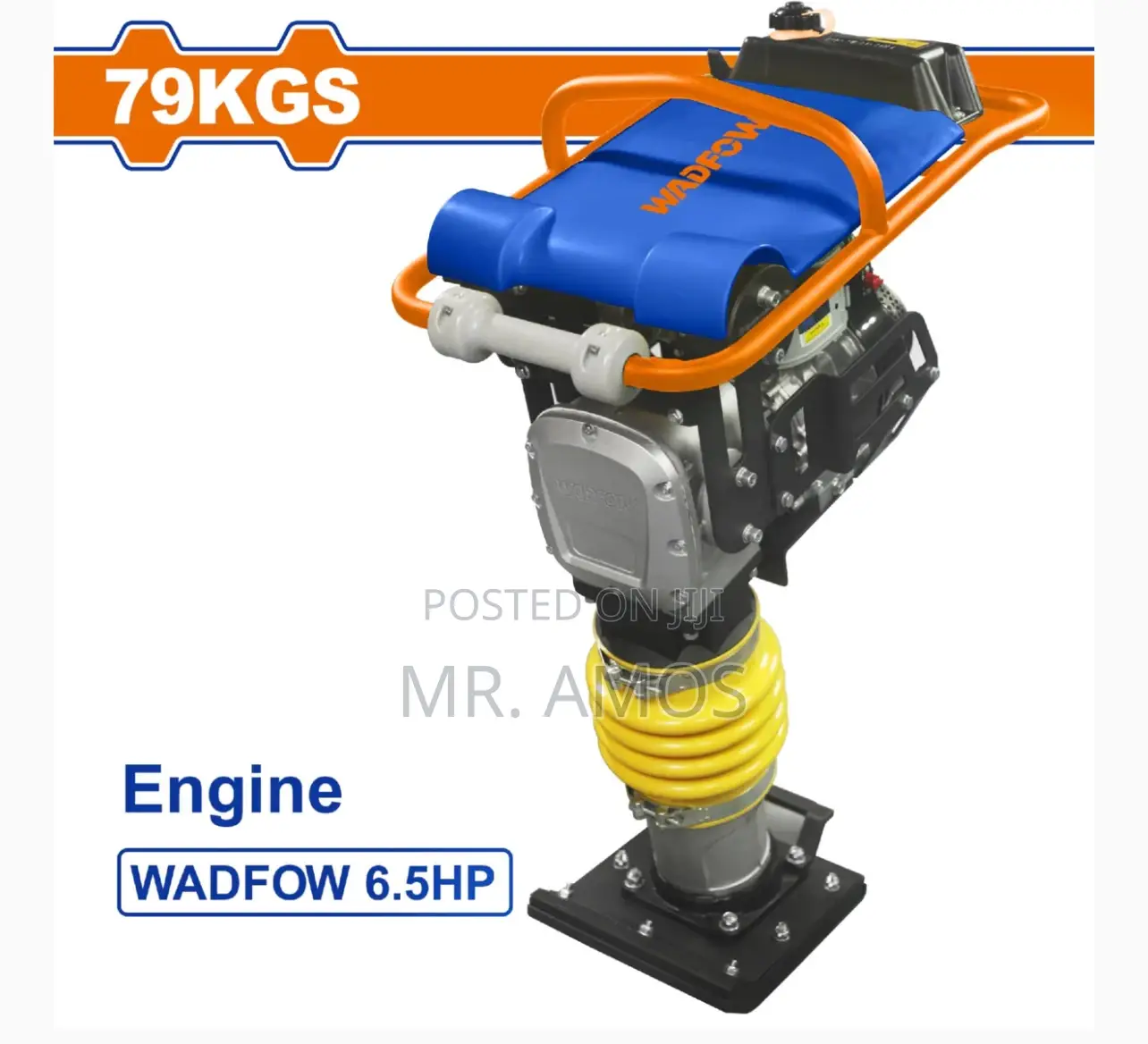 79kg 4.8kw(6.5hp) Tamping Rammer / Jumping Jack - Wta1a80