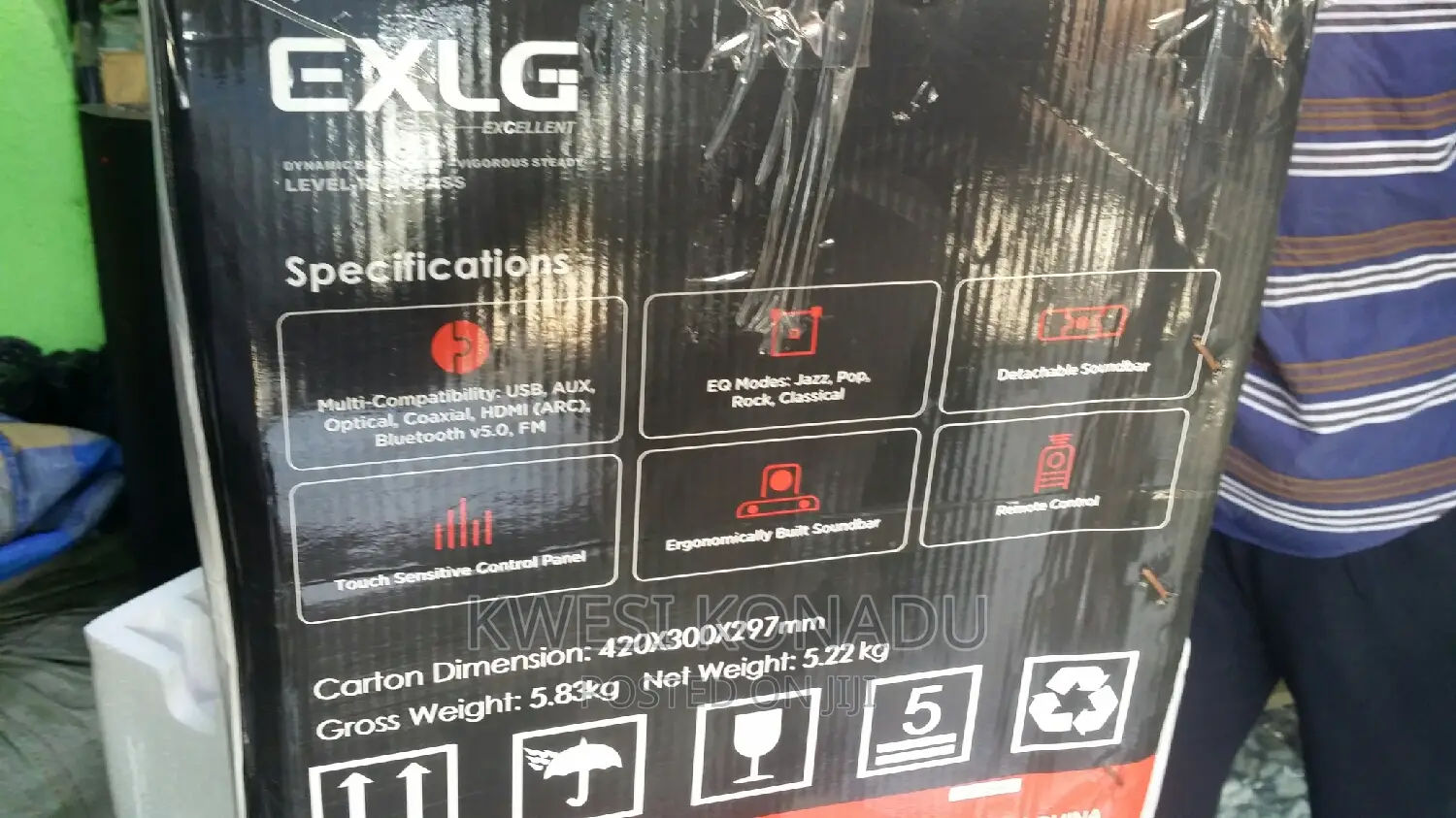 Good Bass Exlg Ht -873 Wireless Soundbar