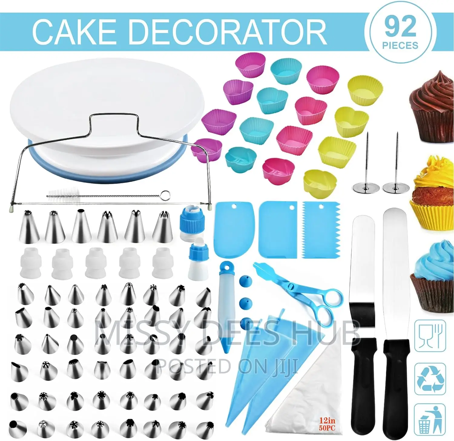 92pcs Cake Decorator