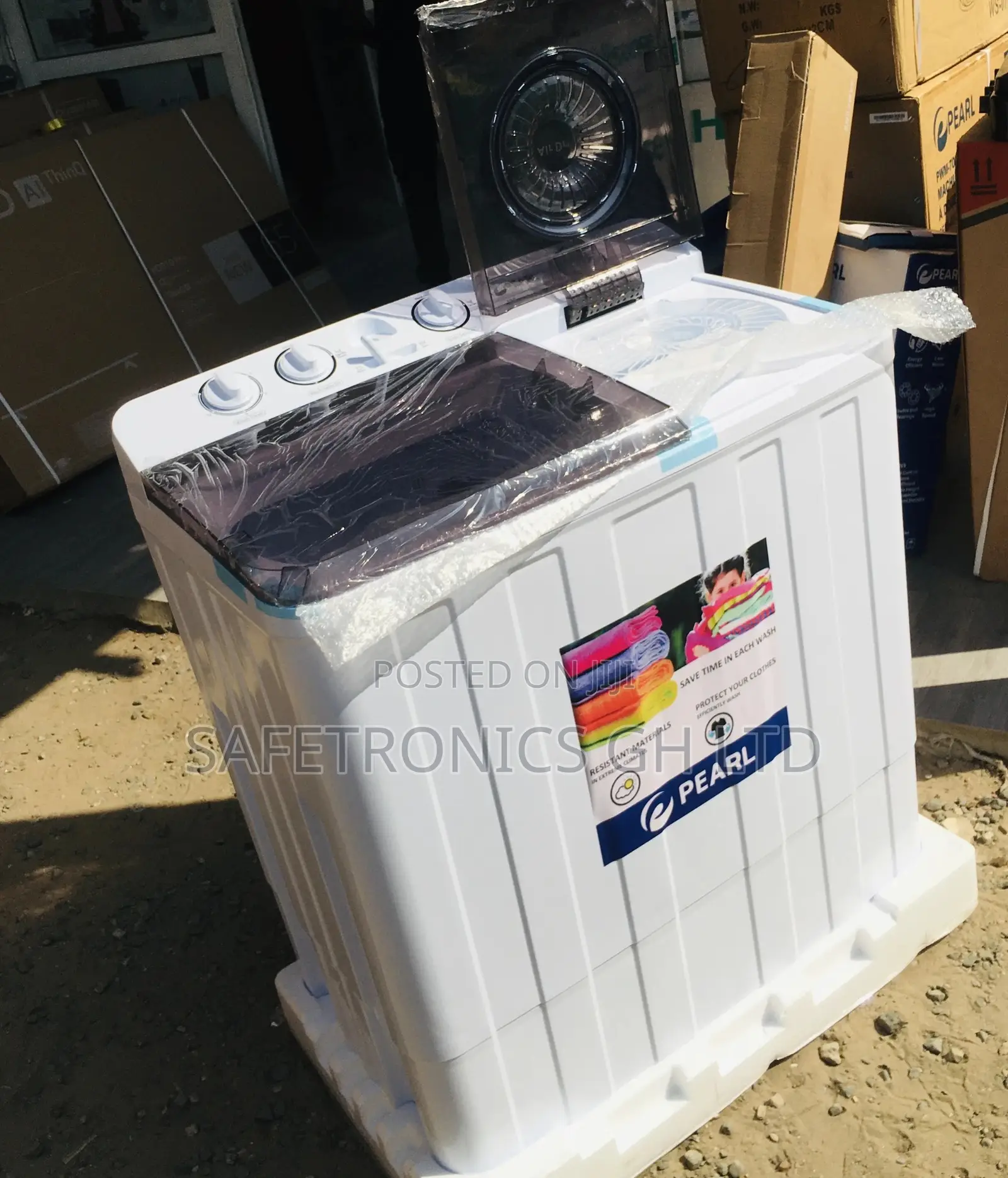 Lasting Washingmachine 12kg Topload Semiautomatic Pearl