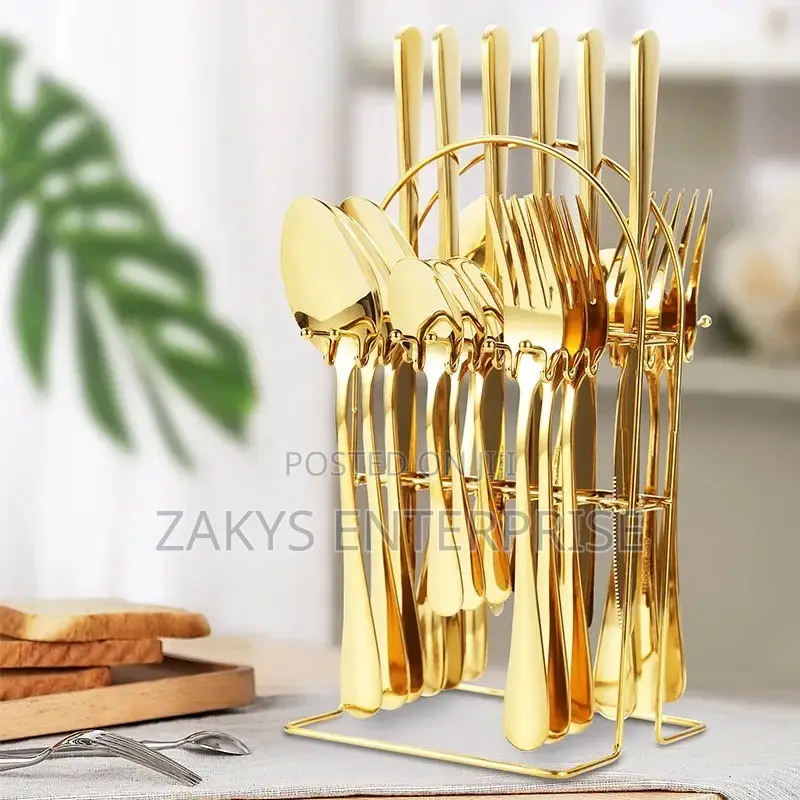 Luxury Cutlery Set 24pcs With Stand