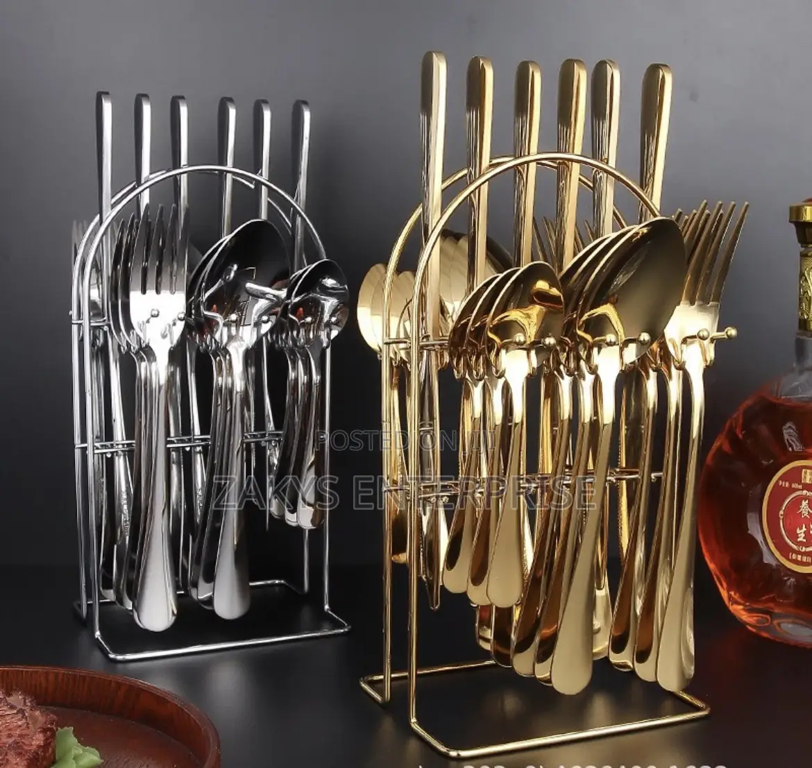 Luxury Cutlery Set 24pcs With Stand