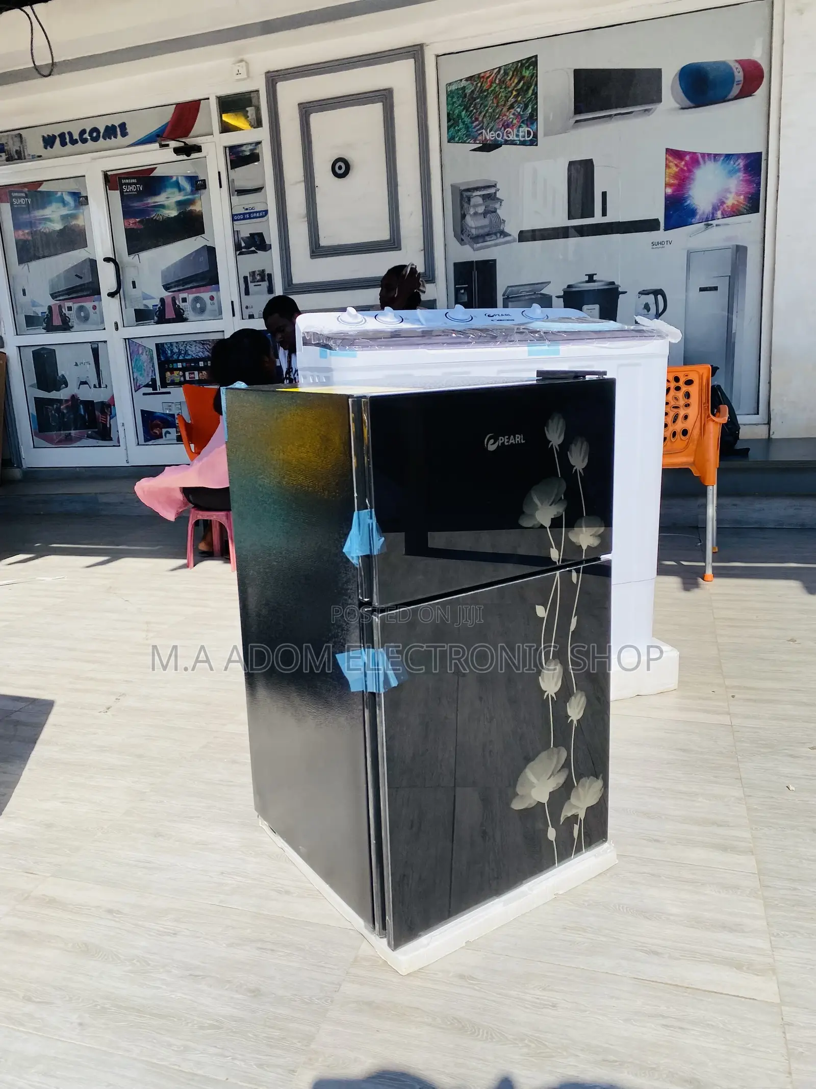 Quality Yet Affordable Pearl PF-10T 2 Door Electric Fridge.