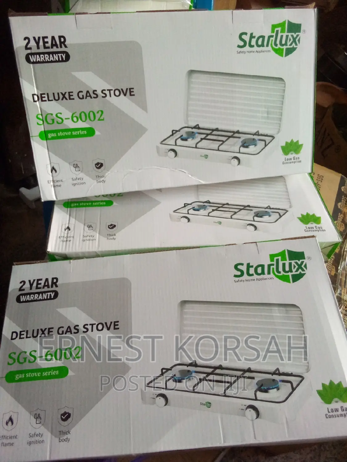 2 Burner Gas Stove