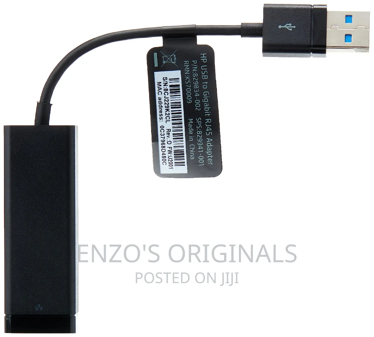 Usb 3.0 To Gigabit Ethernet Network Lan Rj45 Adapter New Hp
