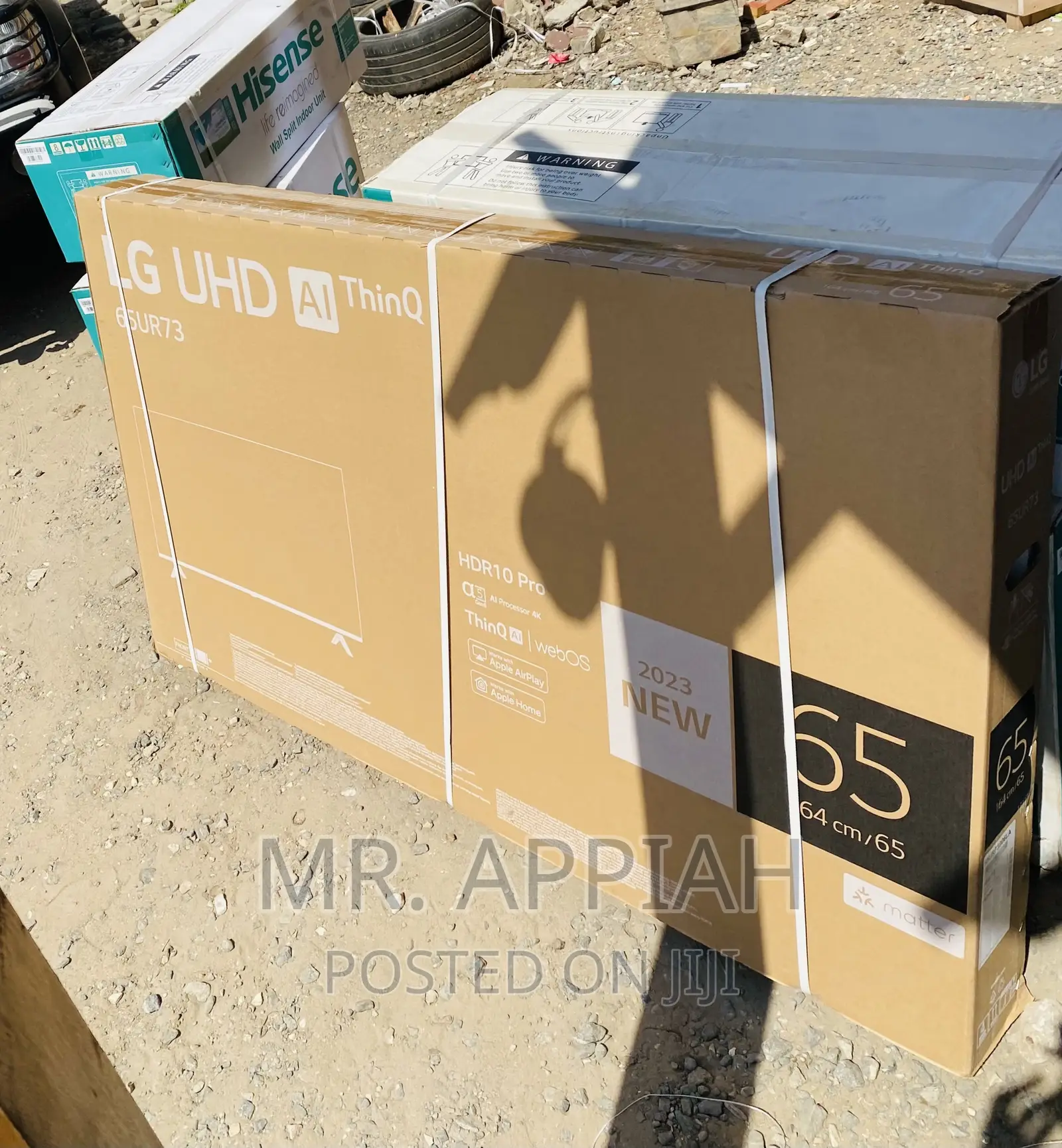 Sealed in Box Lg 65ur7300 65” Uhd Electric Led Tv.