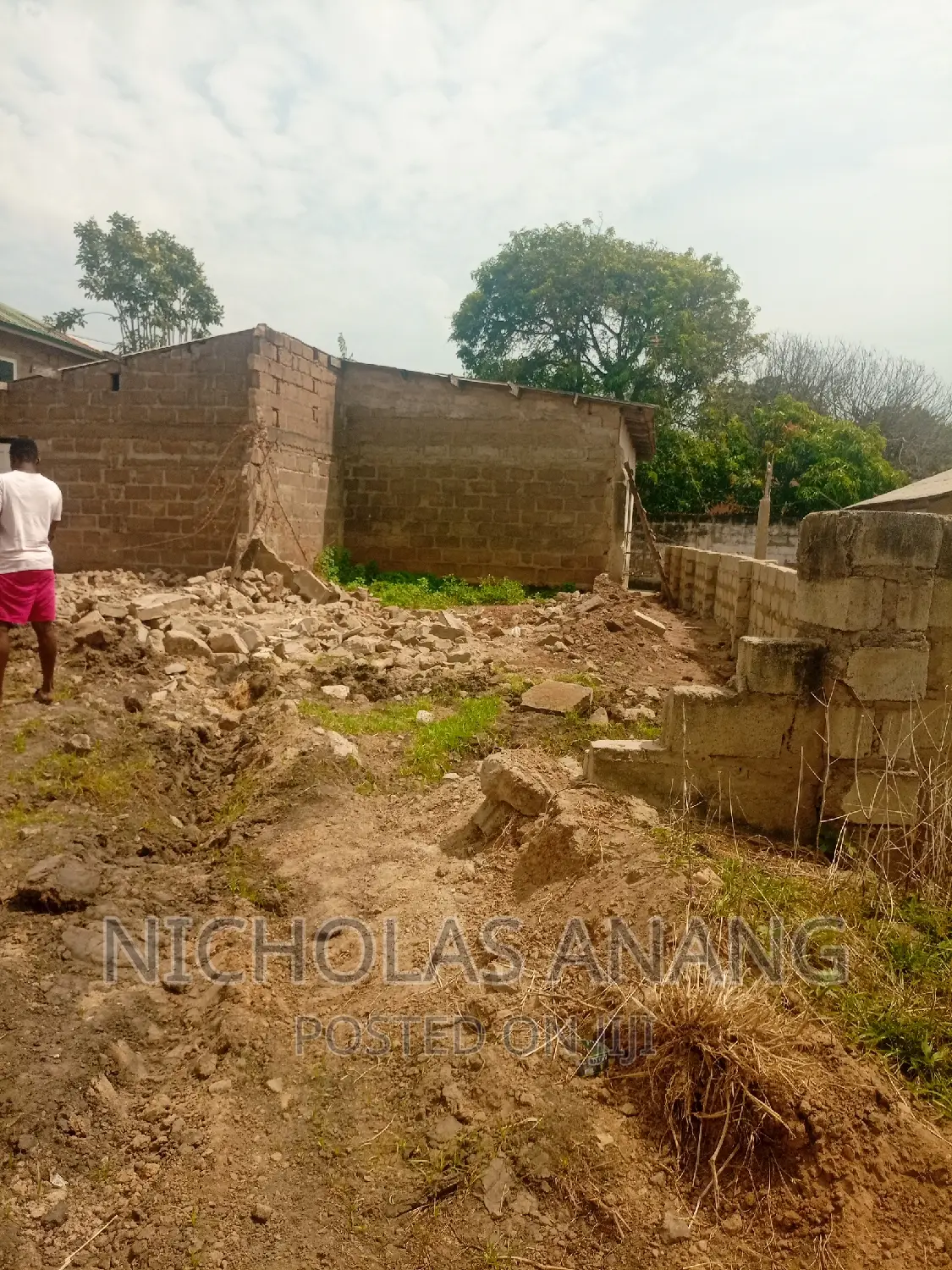 A Half Plot of Land for Sale at Teshie Camp