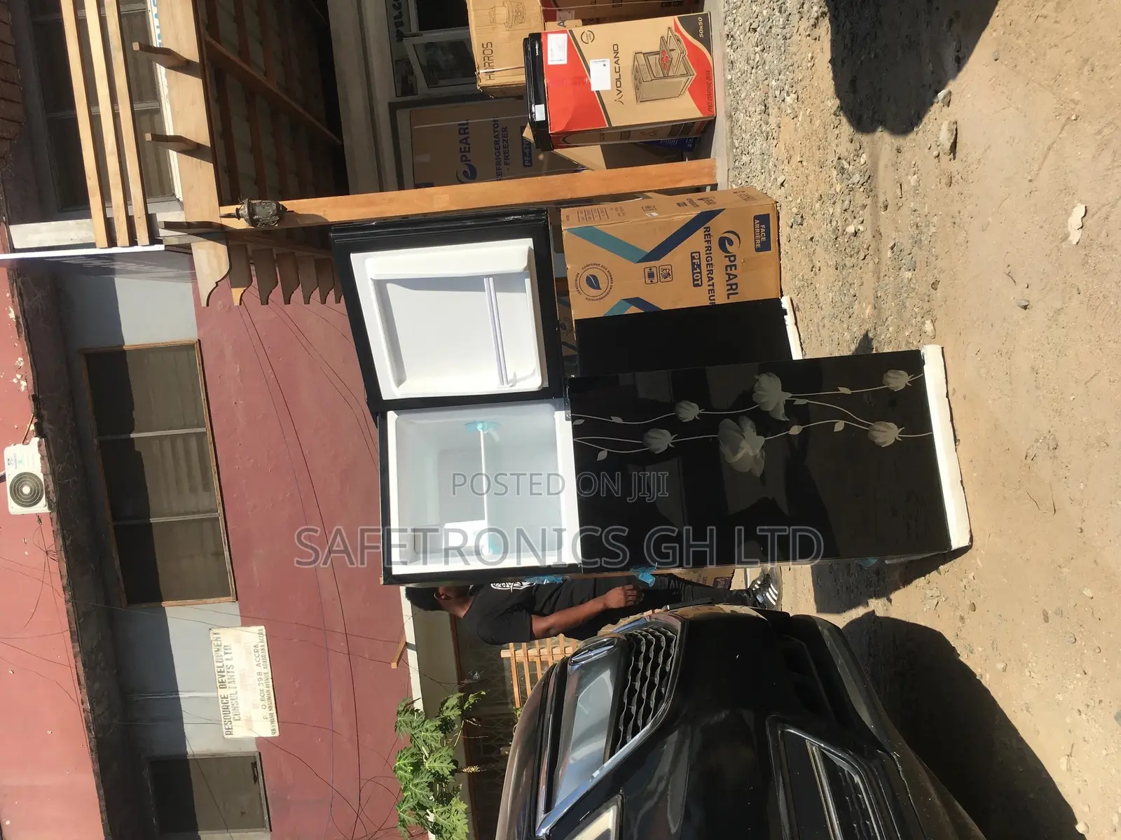 Quality PF-20T Topfreezer Doubledoor Black Pearl Fridge