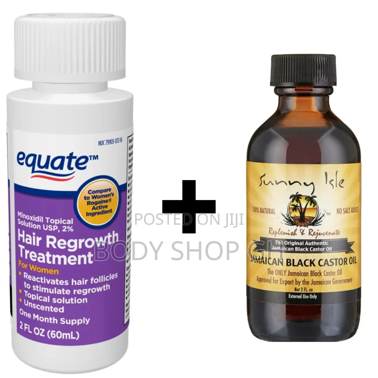 Equate Minoxidil + Castor Oil Hairloss and Edges Treatment
