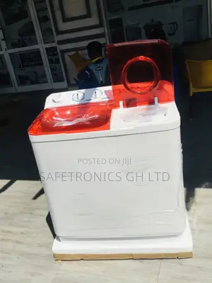 Red/White Nasco 11kg Semiautomatic Topload Washingmachine