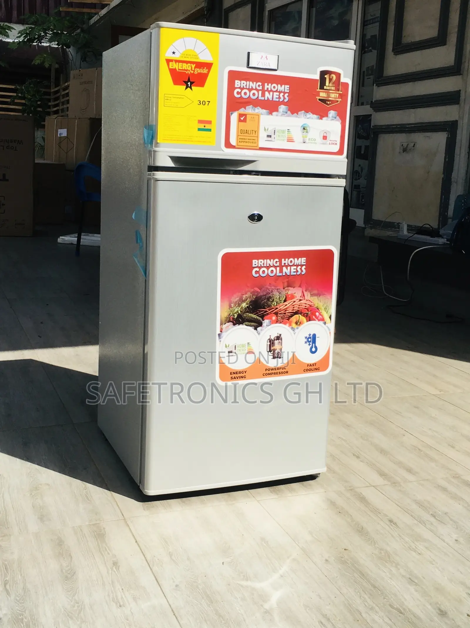 Lastest Gray Doubledoor Topfreezer Zara-12tm Fridge