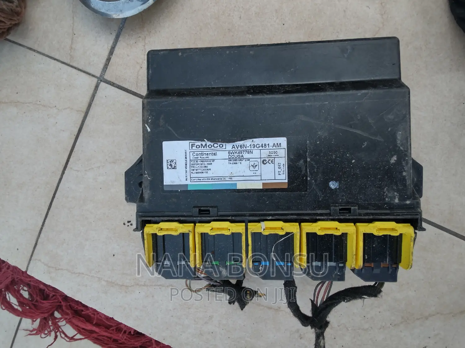2013-2016 Ford Fusion Keyless Entry Module AV6N-19G481-AM