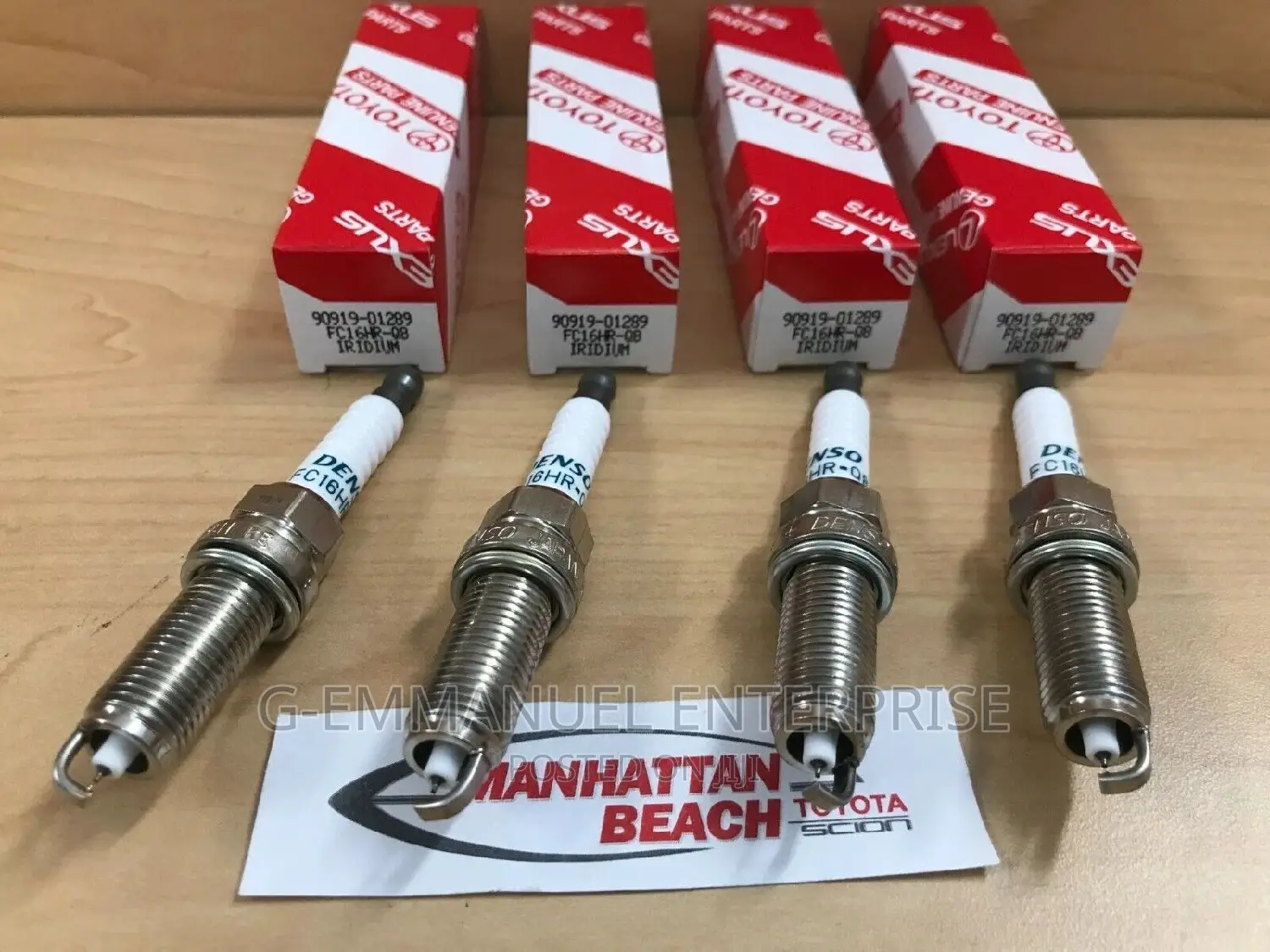 Toyota Land Cruiser 2013 Spark Plugs Japan . Original Parts.