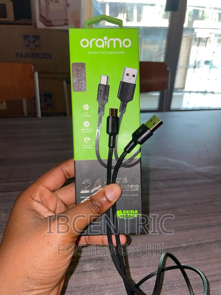 Oraimo Type-C 2A Fast and Stronger Data Cable
