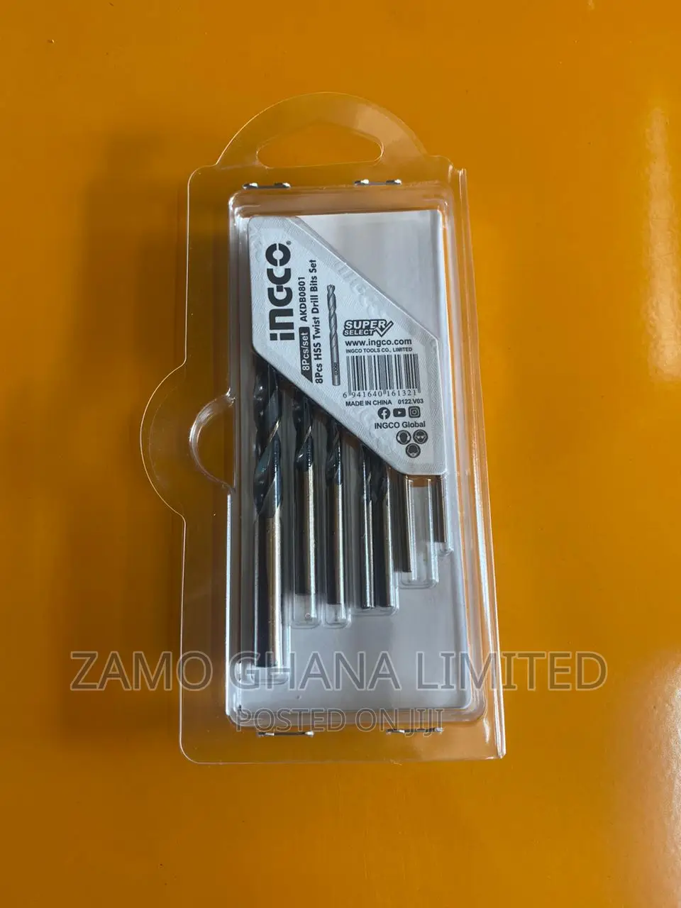 8 PCS HSS Twist Drill Bits Set - Akdb0801