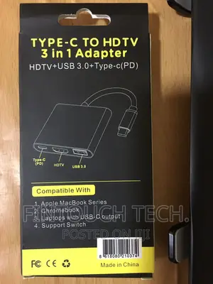 Genuine Type-C to HDTV 3 in 1 Adaptor