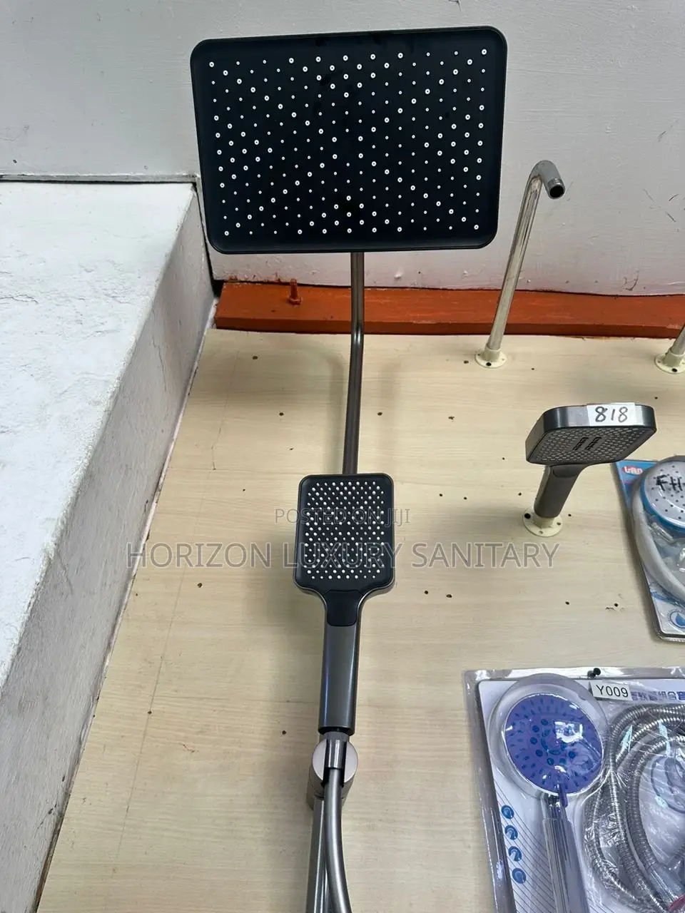 4in1 Piano Rainfall Thermostatic Mixer Shower
Set