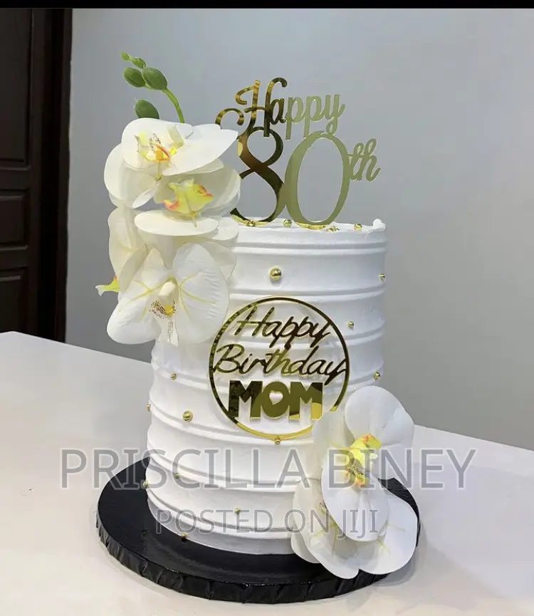 Beautiful Moist Birthday Cake