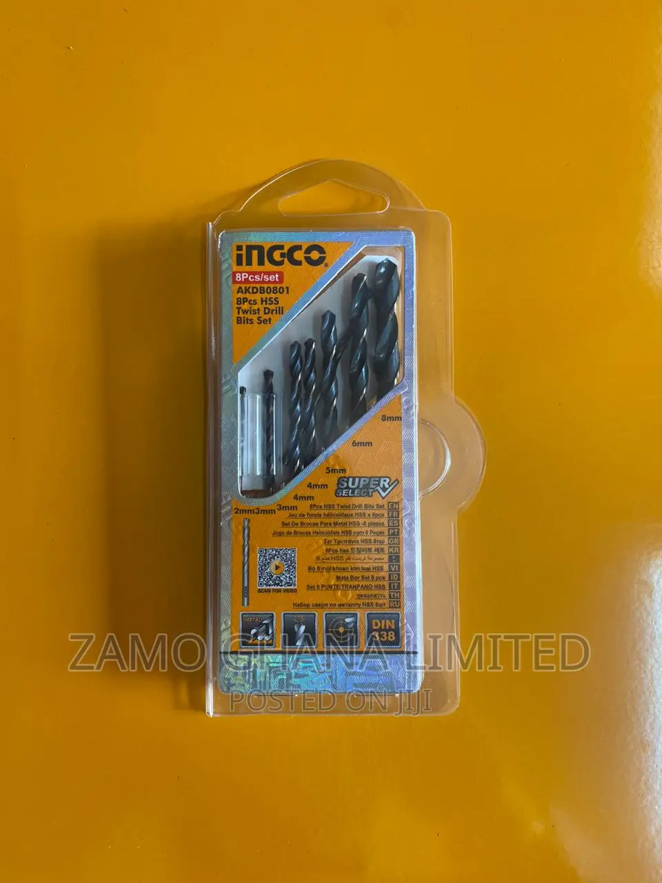 8 PCS HSS Twist Drill Bits Set - Akdb0801