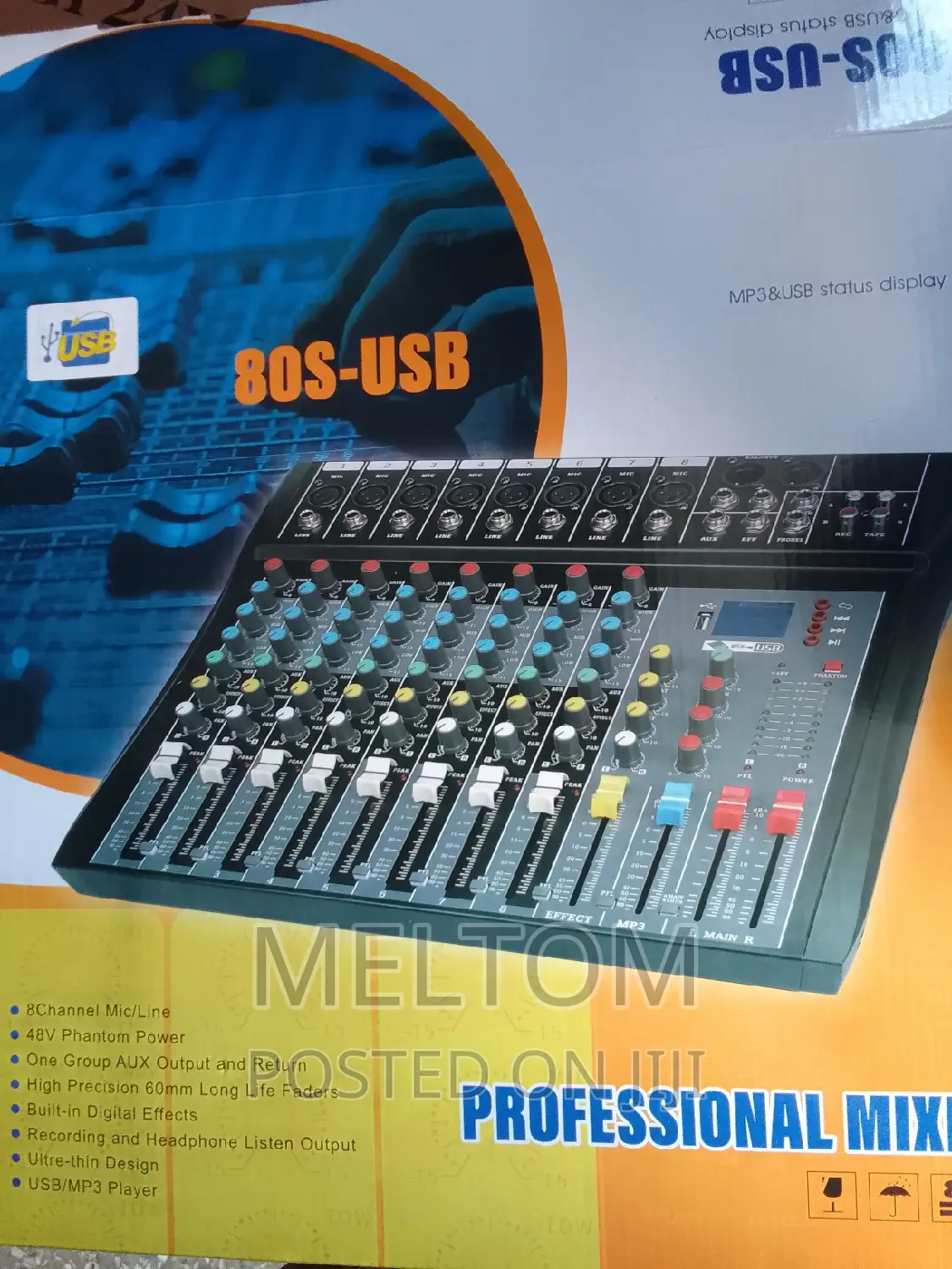 Yamaha 8channels Professional Mixer (Ct80s-usb)
