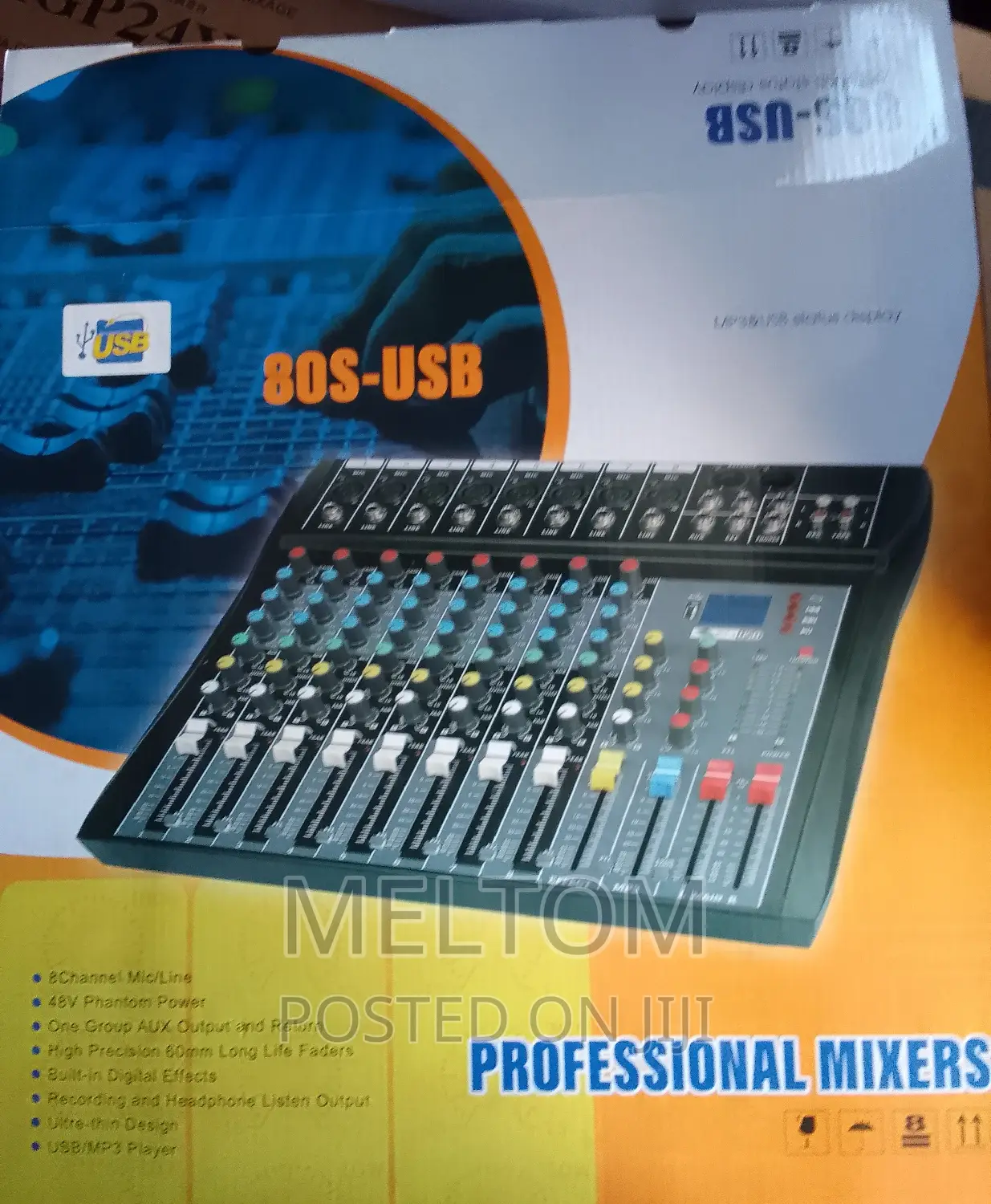 Yamaha 8channels Professional Mixer (Ct80s-usb)